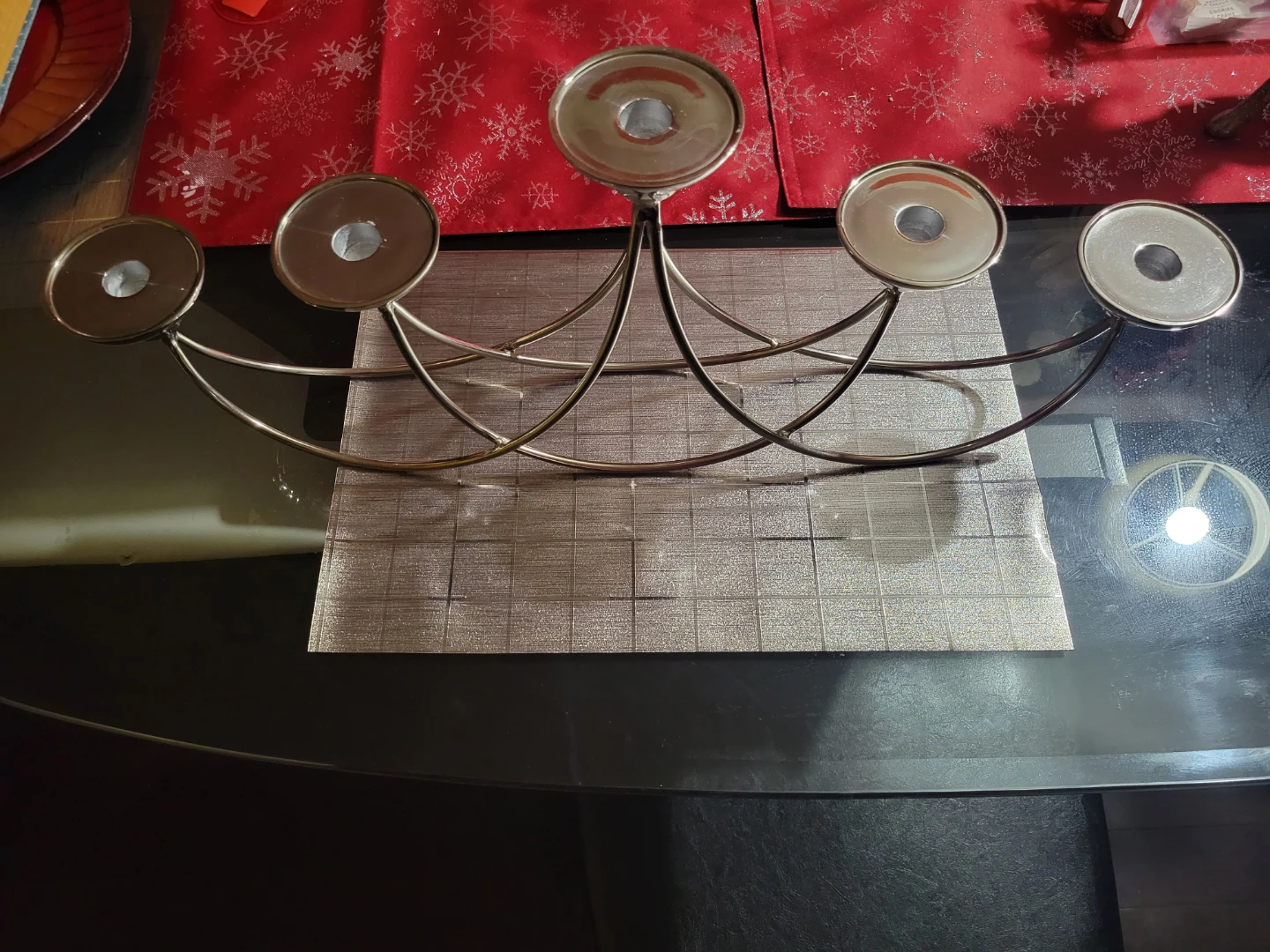 Metal 5-Candle Candelabra - photo 3