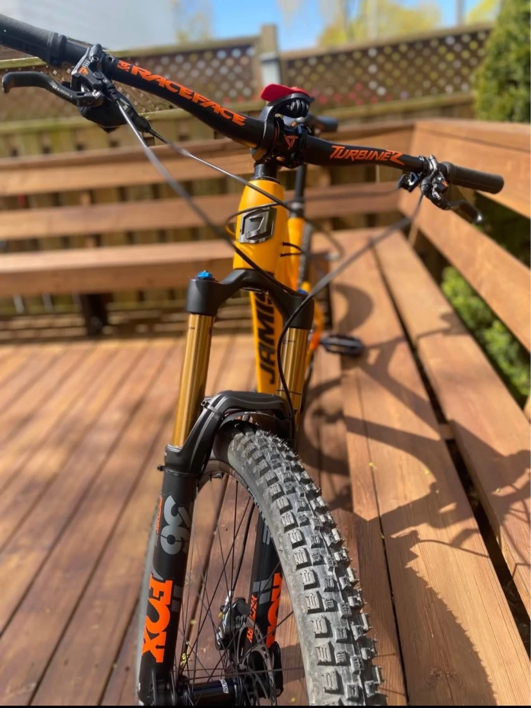 JAMIS Hardline C2 Full Suspension Mountain Bike - Orange - photo 2