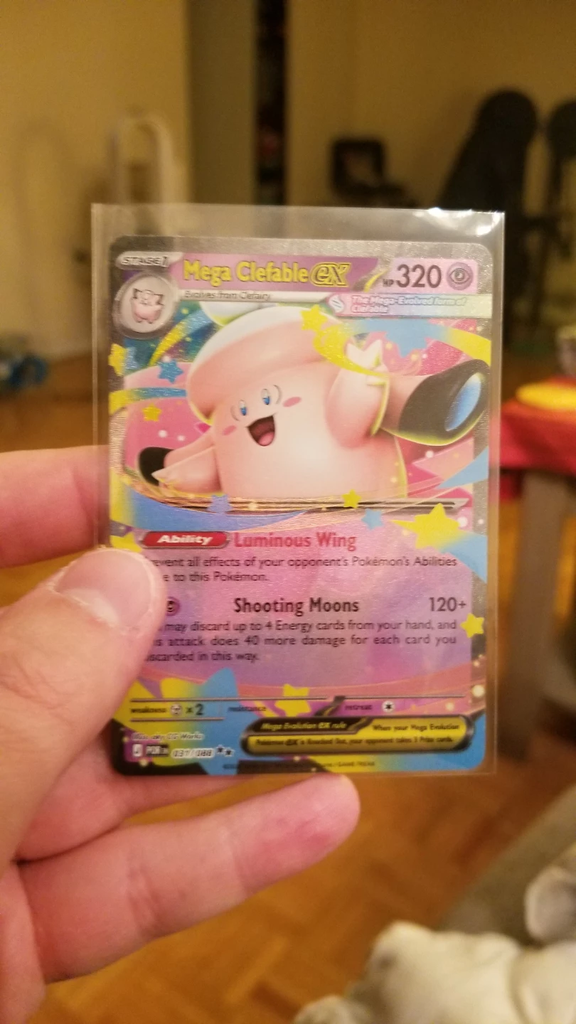 Mega Clefable EX Pokémon Card
