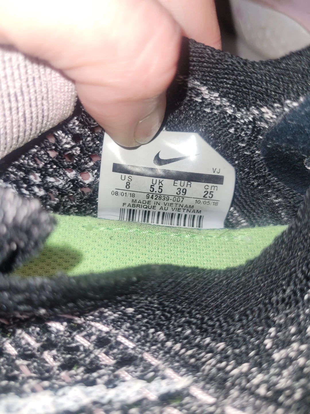 Nike Free RN Flyknit 2018 Women's Running Shoes Size 8 - photo 5