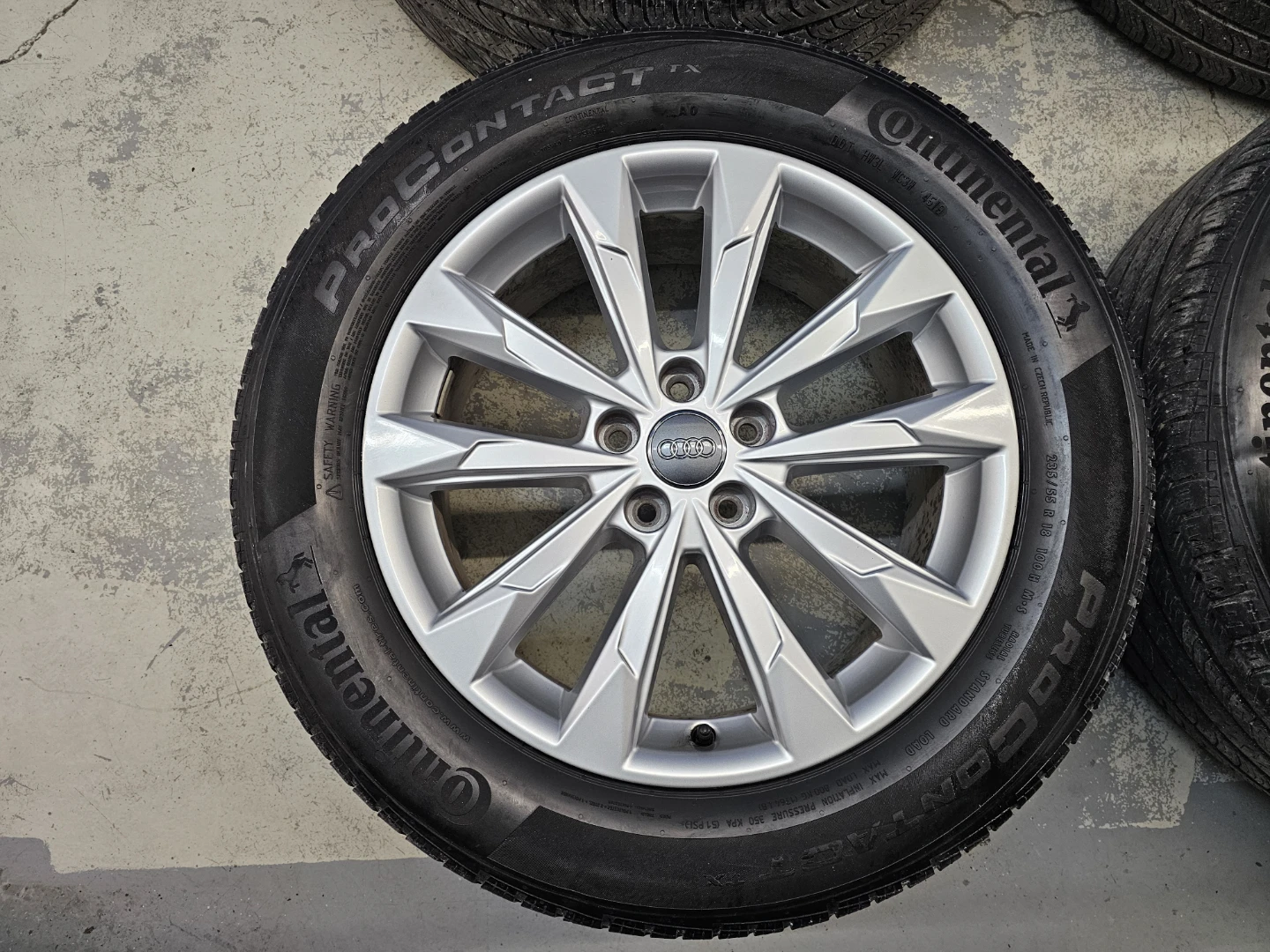 AUDI Q3 RIMS AND ALL SEASON TIRES 235/55 R18 - photo 2