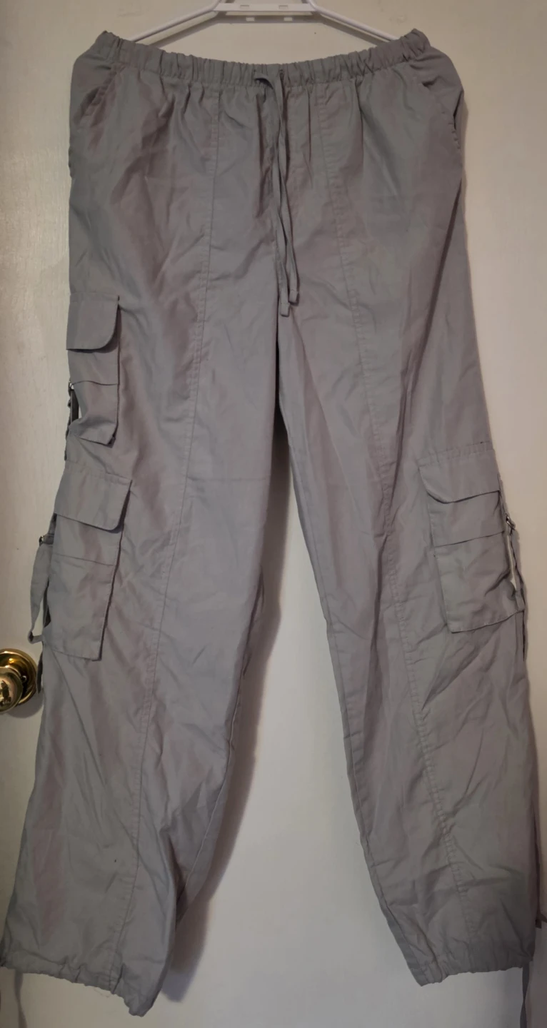 Grey Cargo Pants