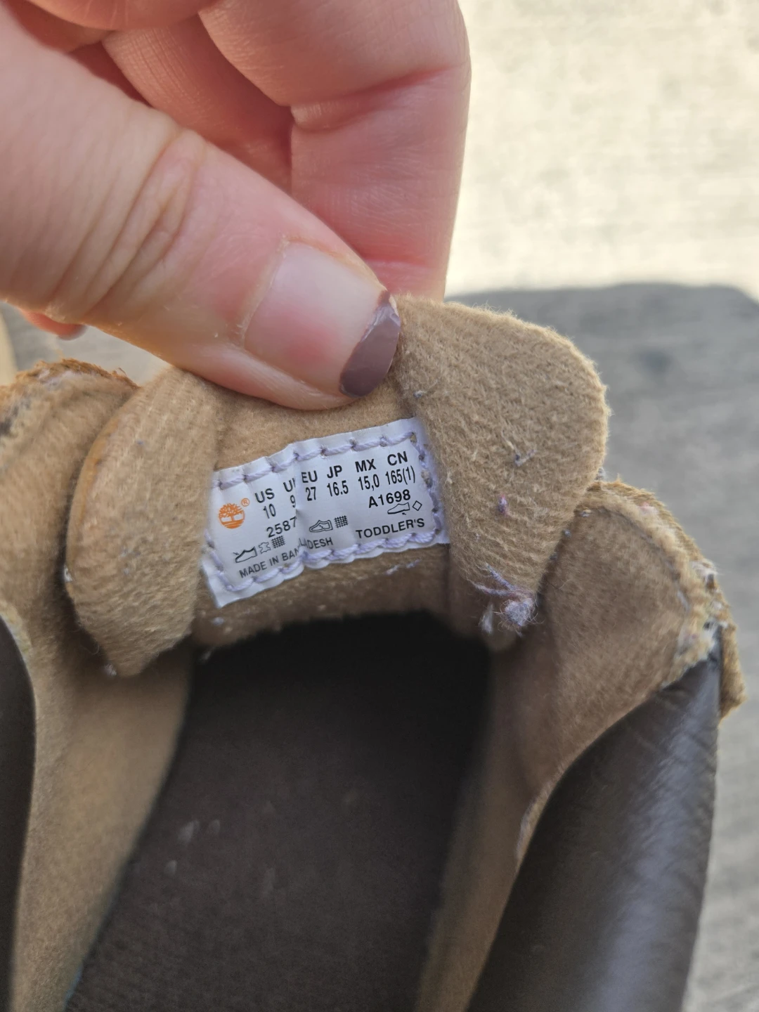 Timberland Toddler Boots Size 10K Tan Velcro - photo 4