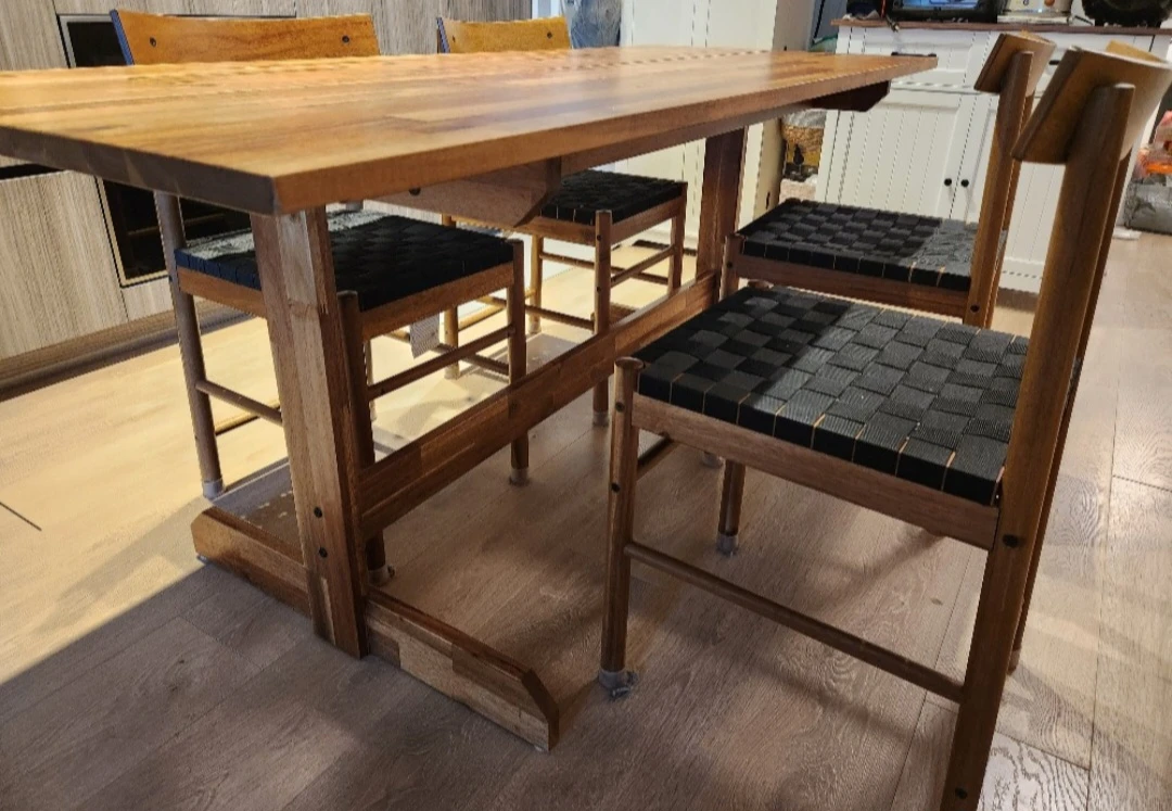 IKEA Dining Table & Sets_SKOGSTA table & NACKANÄS 4 chairs - photo 3