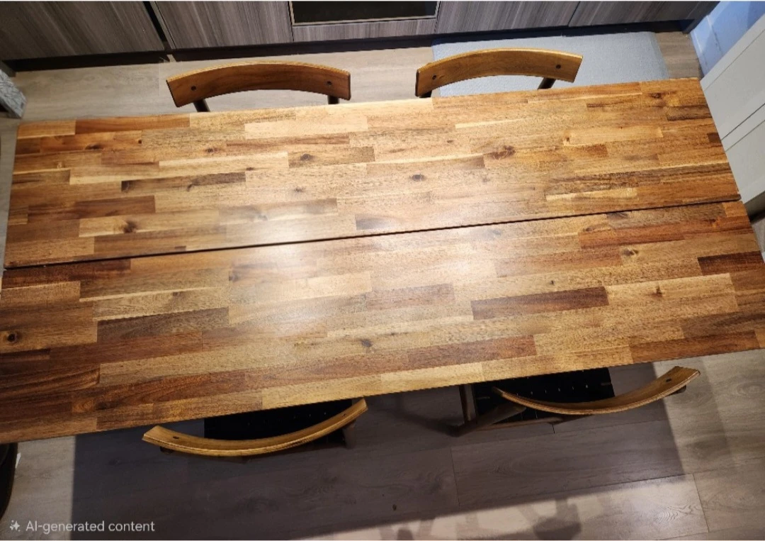 IKEA Dining Table & Sets_SKOGSTA table & NACKANÄS 4 chairs - photo 4