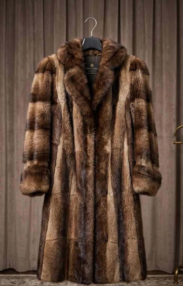Vintage Marten's Furs- Muskrat Coat