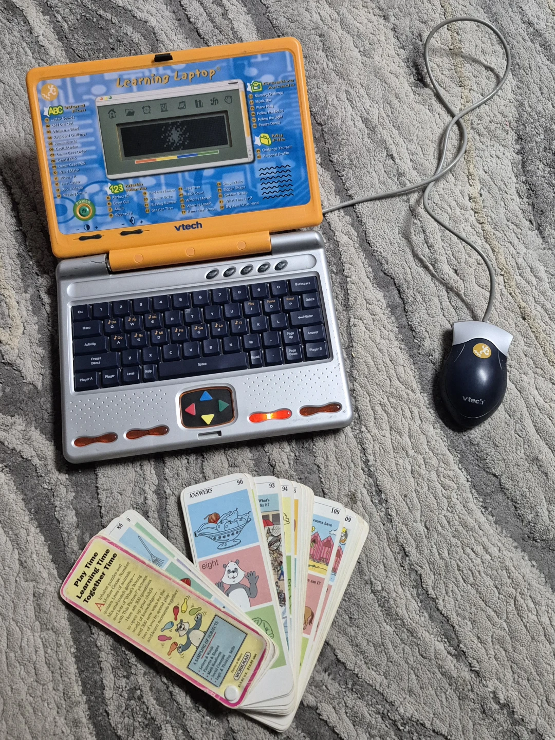 VTech Learning Laptop with Mouse and Cards