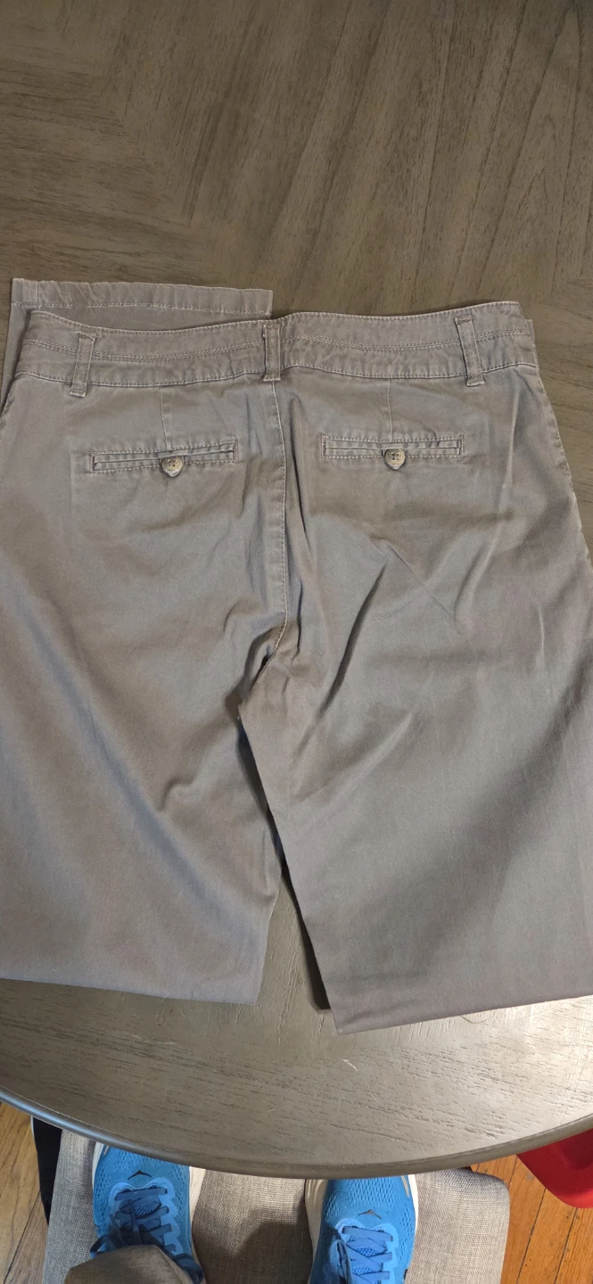 Tribal Grey Cotton Blend Pants - Size 8 - photo 2