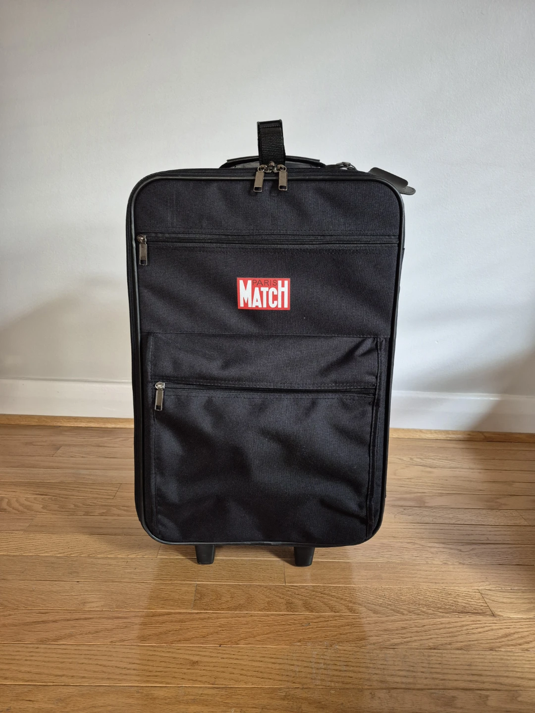 Carry-On Suitcase: Black, with Telescopic handle: Paris Match