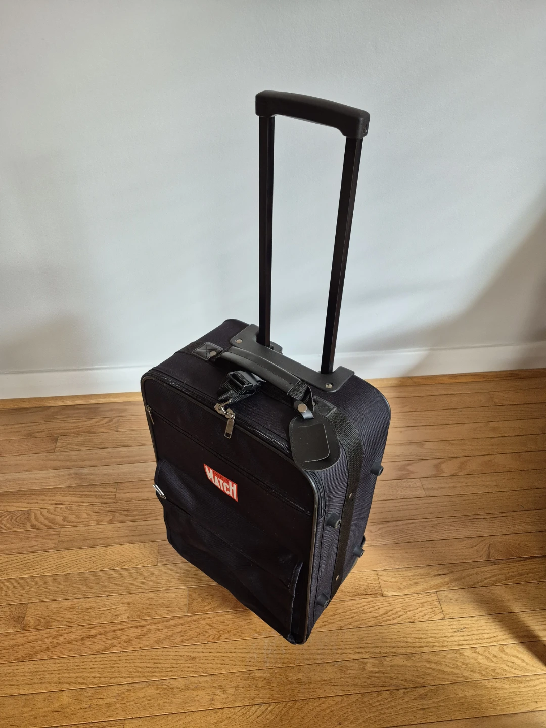 Carry-On Suitcase: Black, with Telescopic handle: Paris Match - photo 2