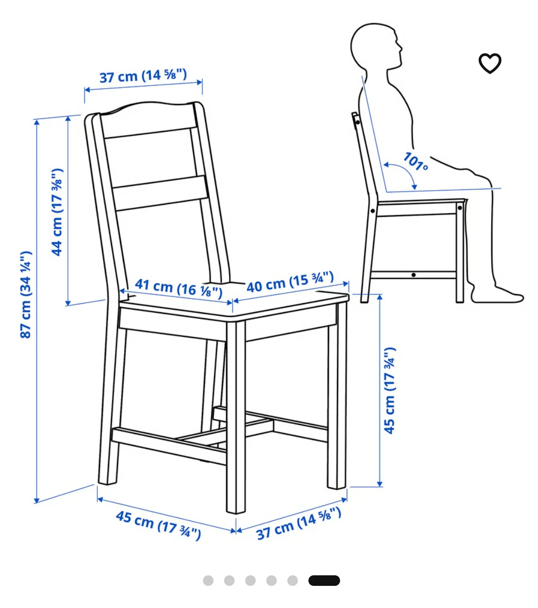 IKEA Dining Table and Chairs Set - photo 3