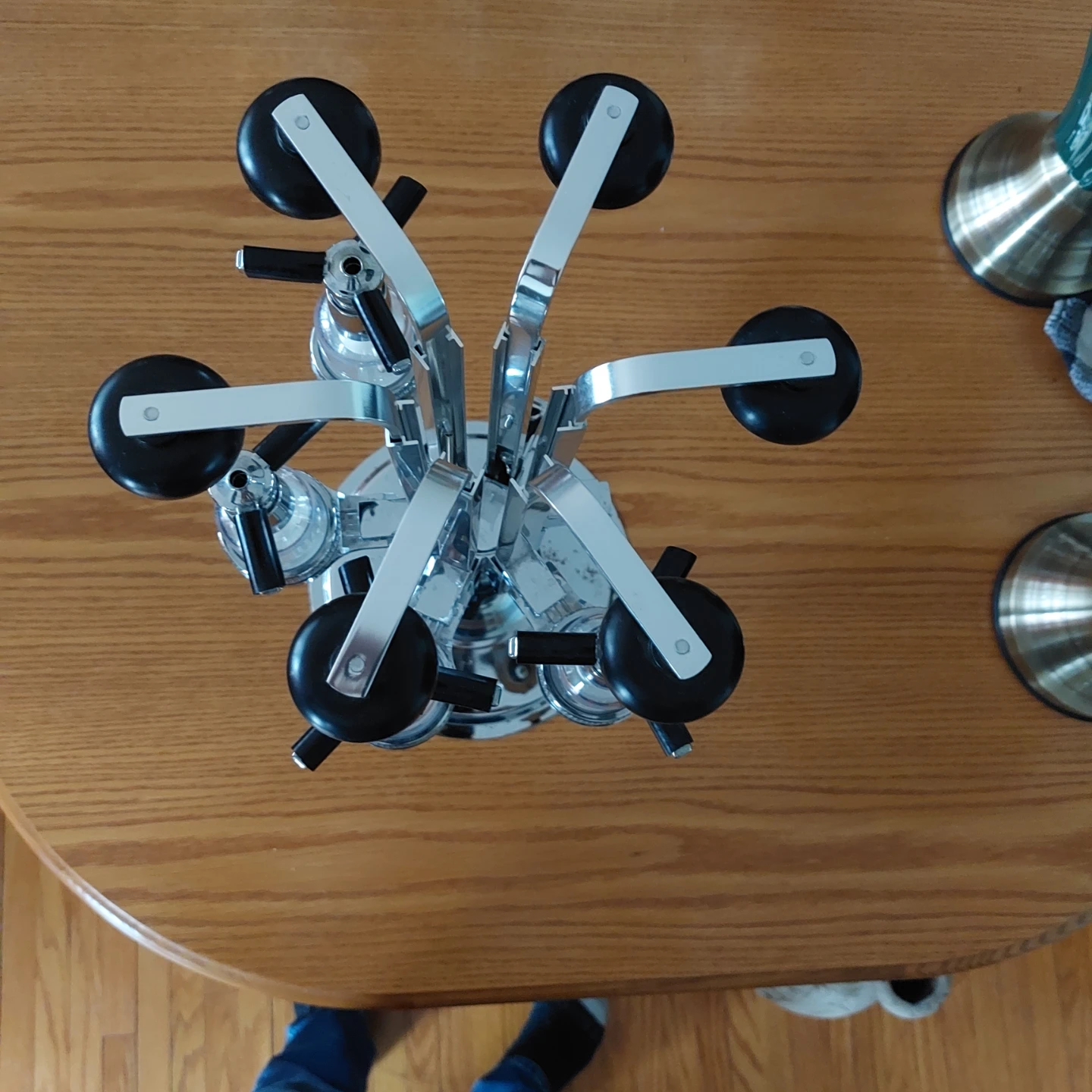 Chrome Liquor Dispenser for 4 Bottles - photo 3