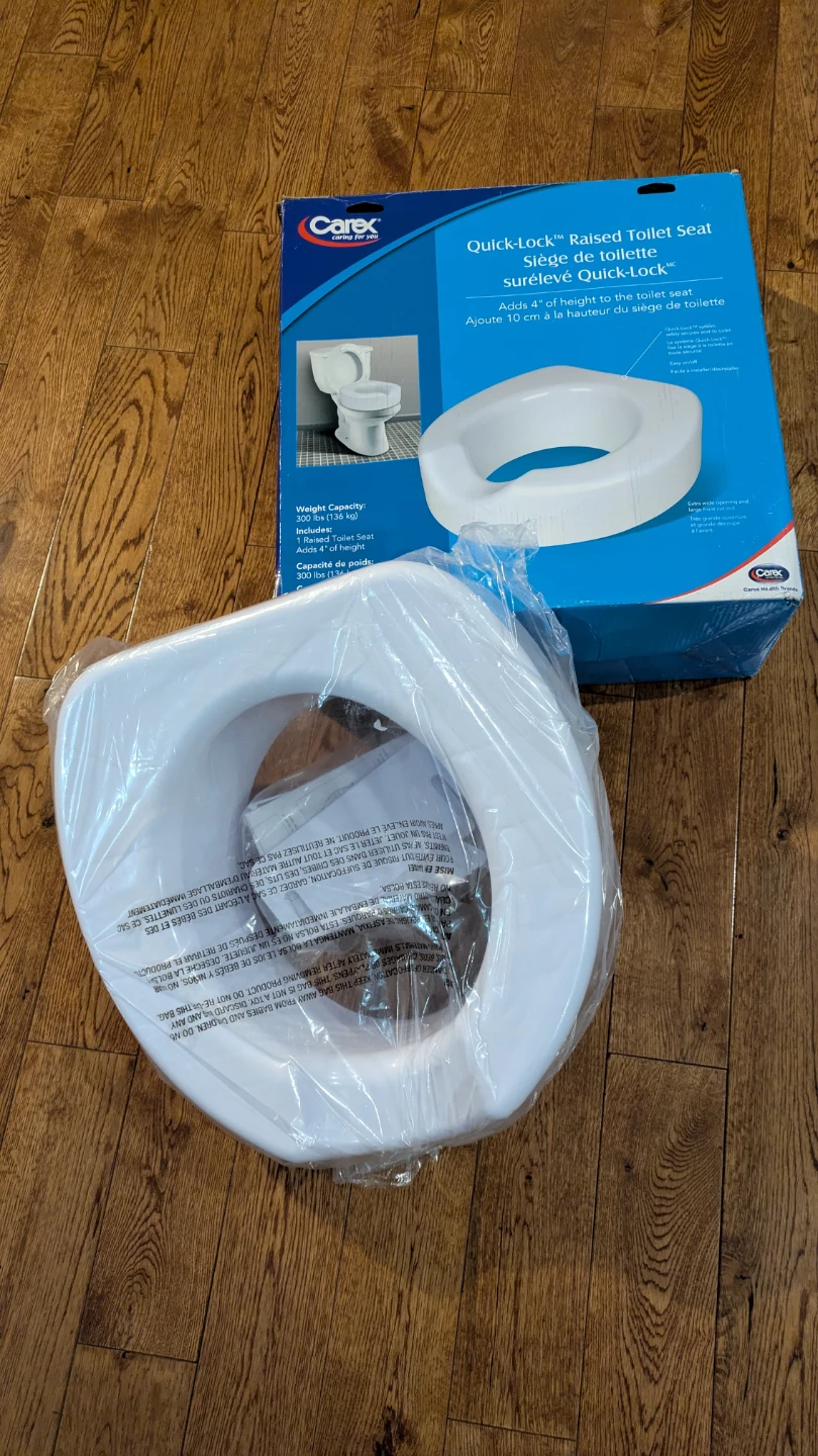 RAISED TOILET SEAT (Brand New)