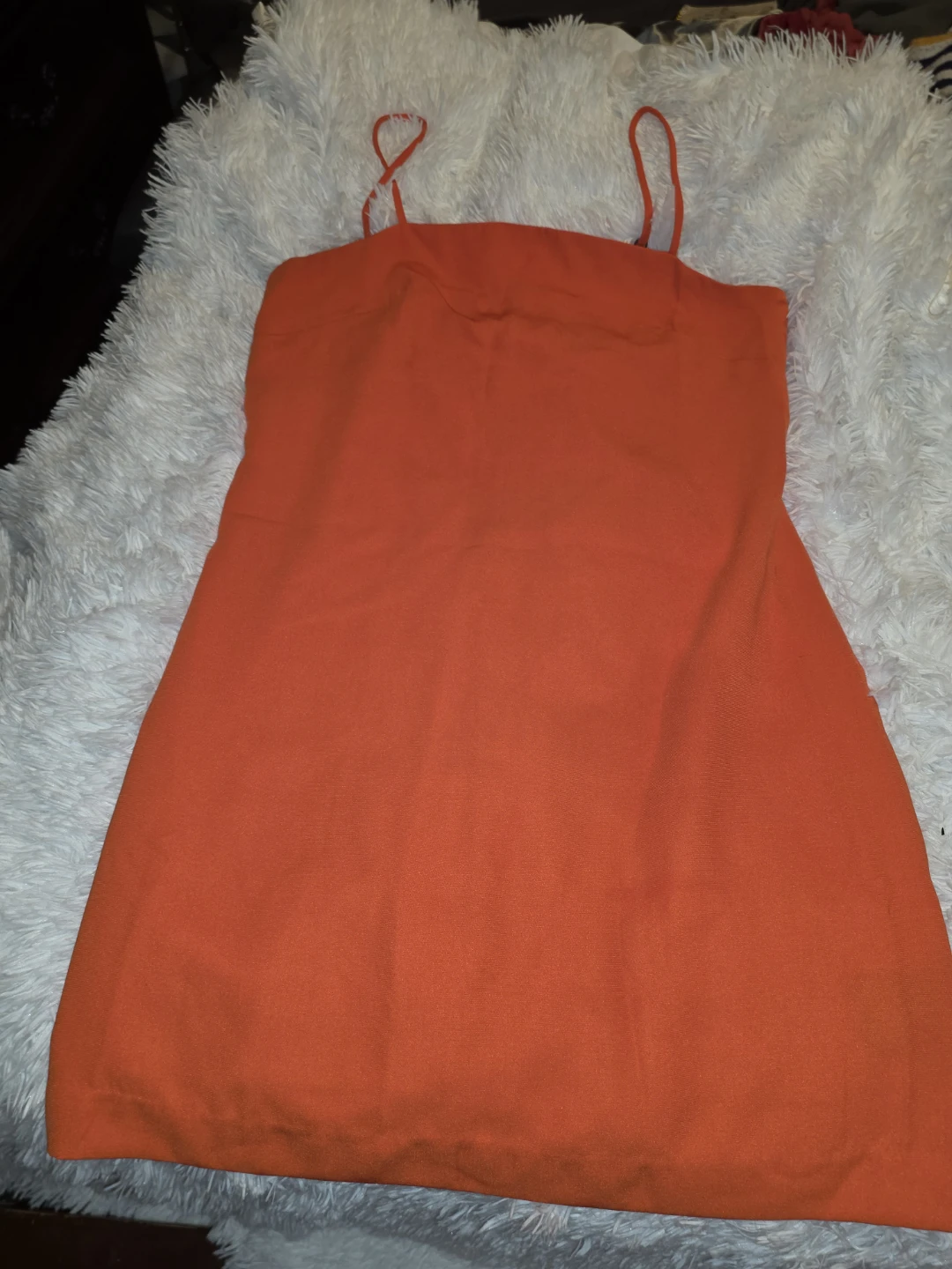 H&M Orange Spaghetti Strap Dress - Size 12 - photo 4