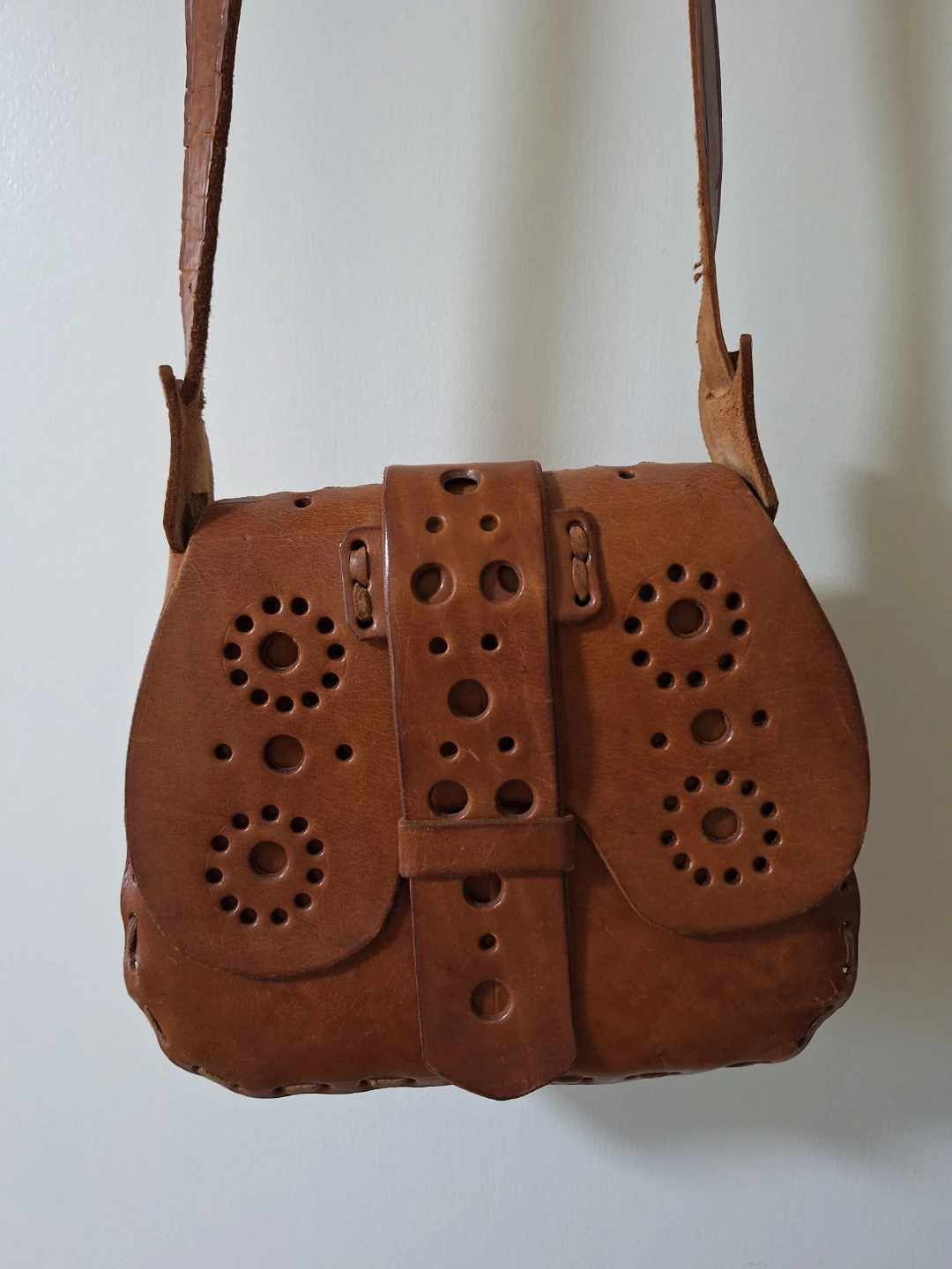 Vintage Leather Saddlebag Purse - photo 2