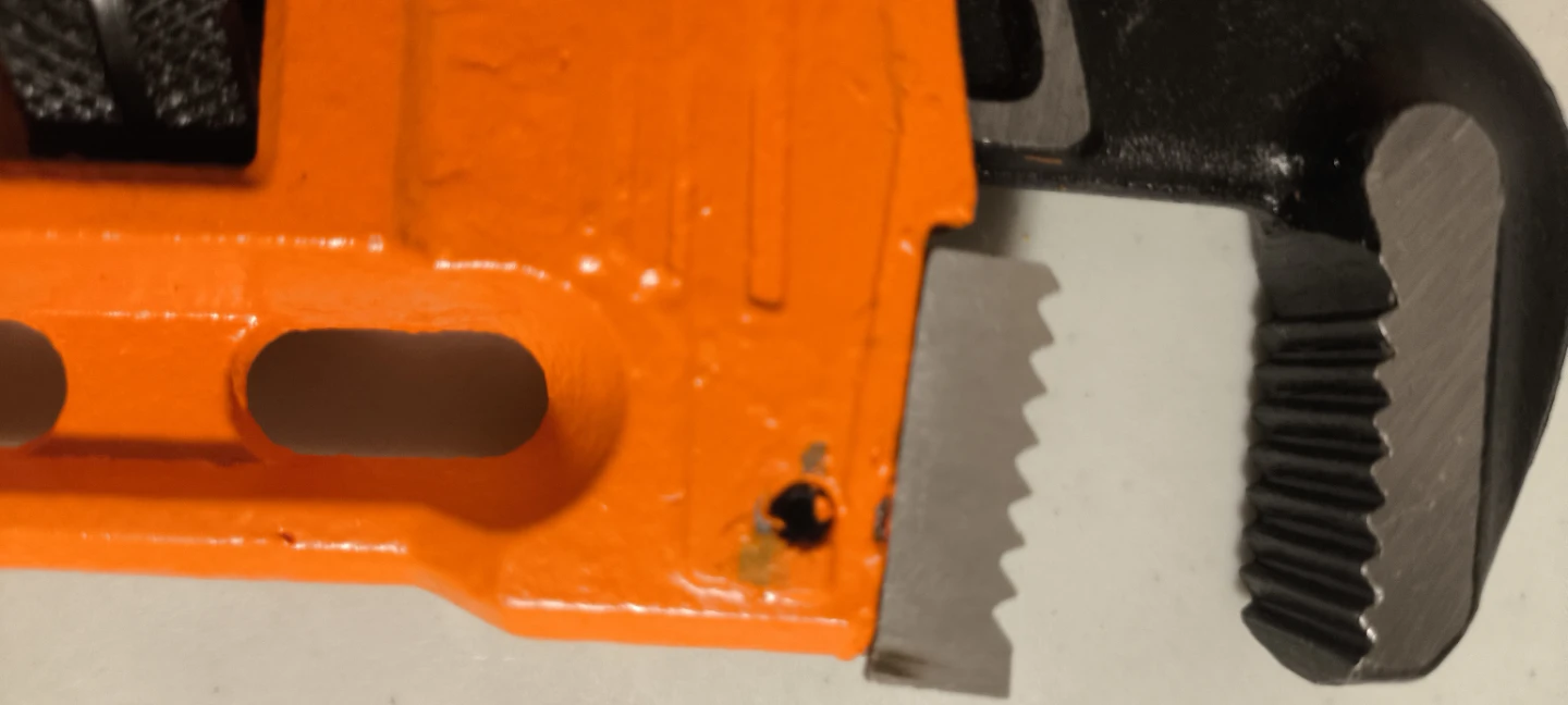 6x 10" Professional Pipe Wrenches - Orange Heavy Duty - photo 5