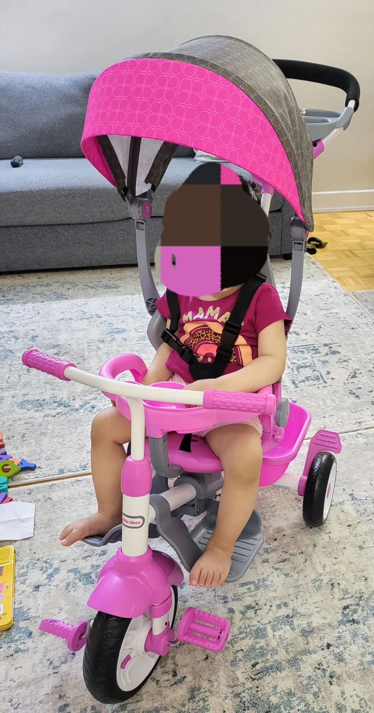 Little Tikes Perfect Fit 4-in-1 Trike - Pink - photo 3