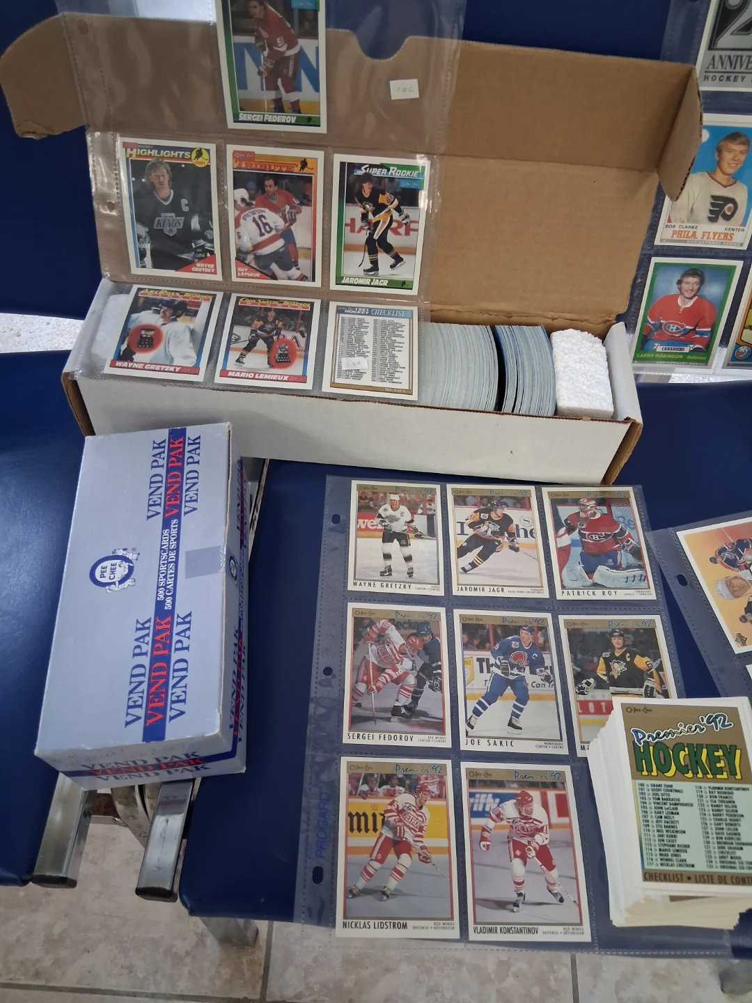 Hockey cards complete sets