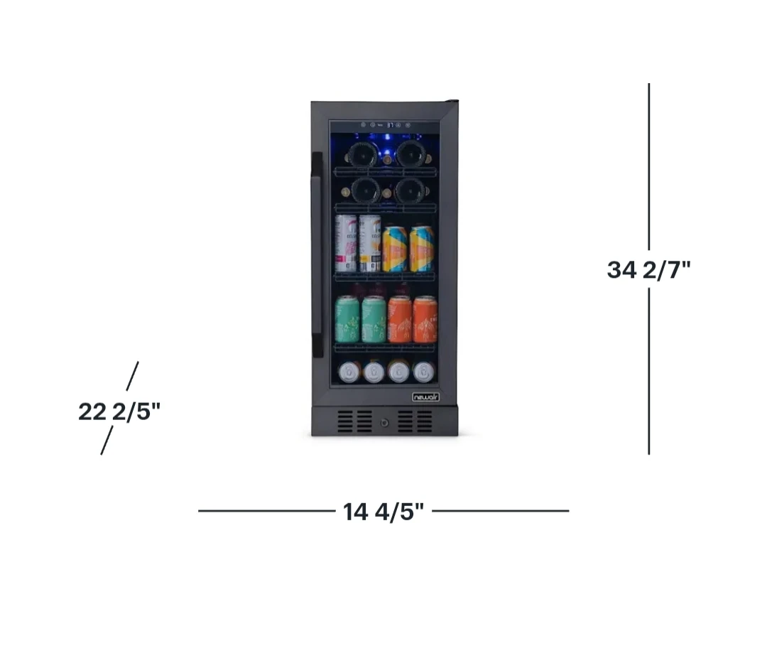 NewAir 15" Filip Shelf Beverage Refrigerator - photo 2