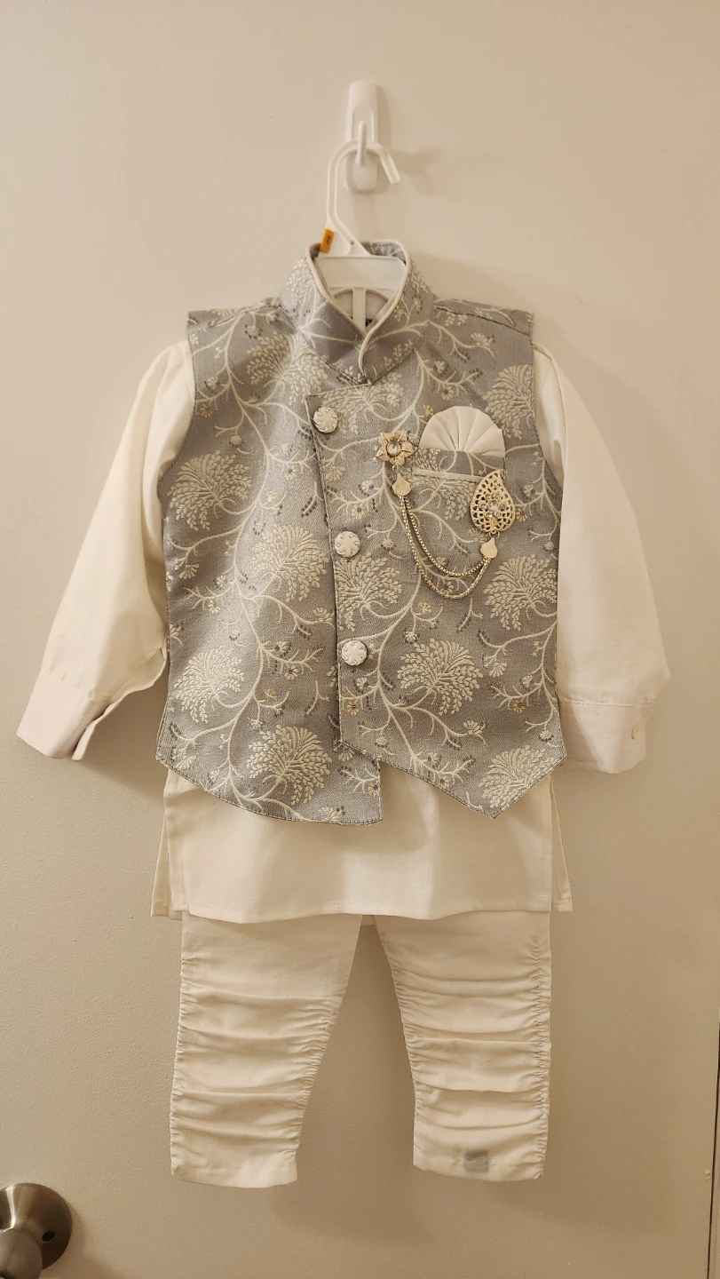 Children's Kurta Pajama Set with Waistcoat