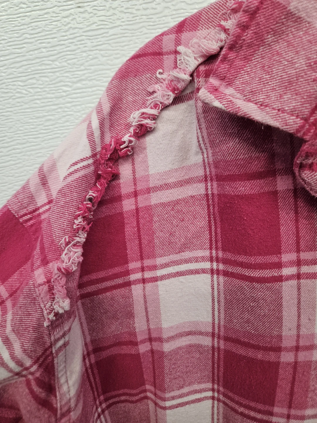 No Boundaries Pink Plaid Flannel Shirt 2X - photo 3