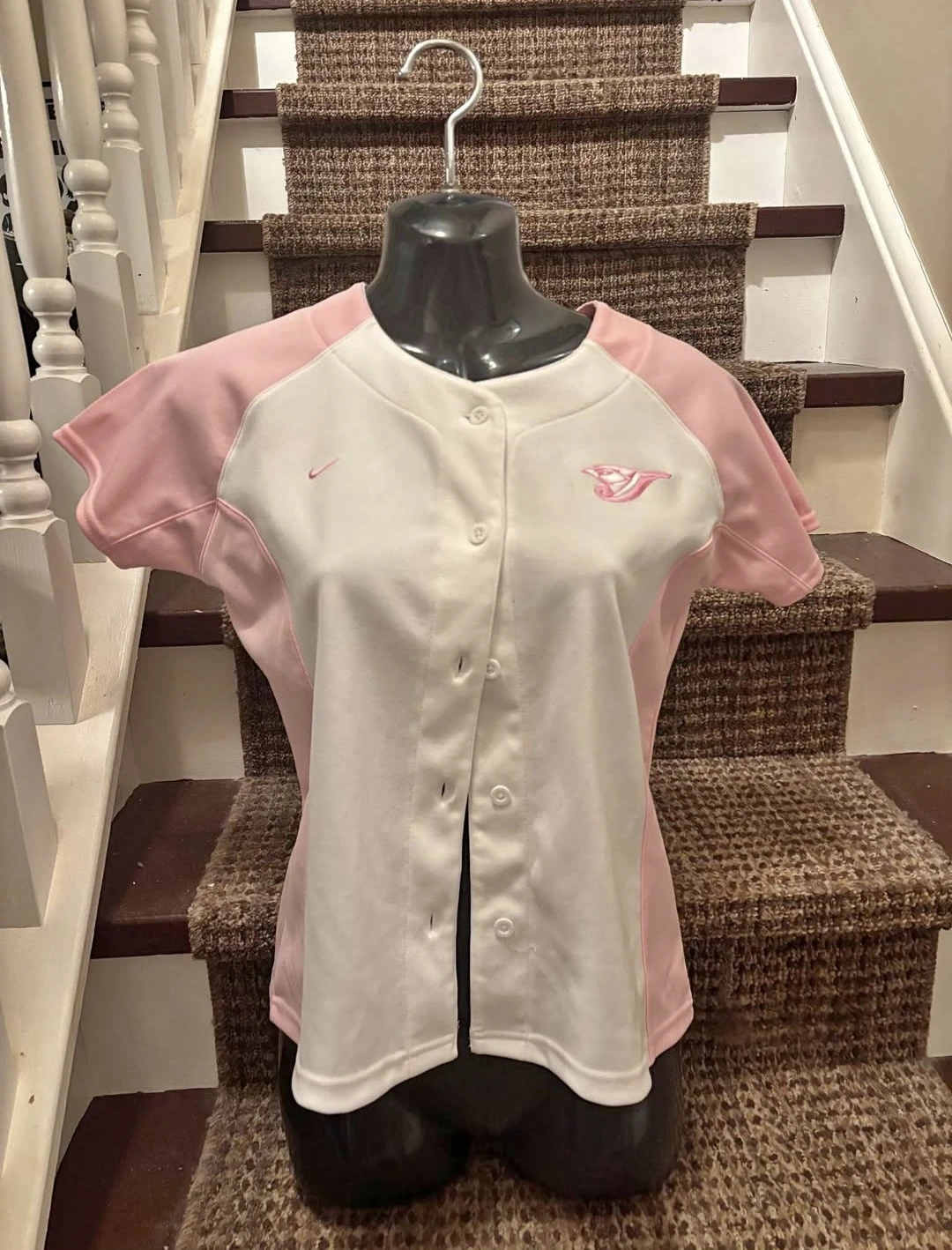 Pink Toronto Blue Jays Nike MLB Baseball Jersey Kids Size L