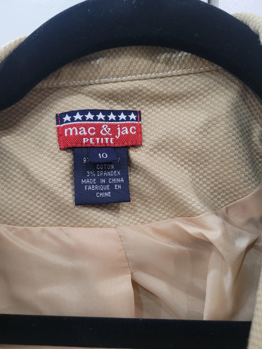 Mac & Jac Petite Women's Jacket Size 10 Tan - photo 3