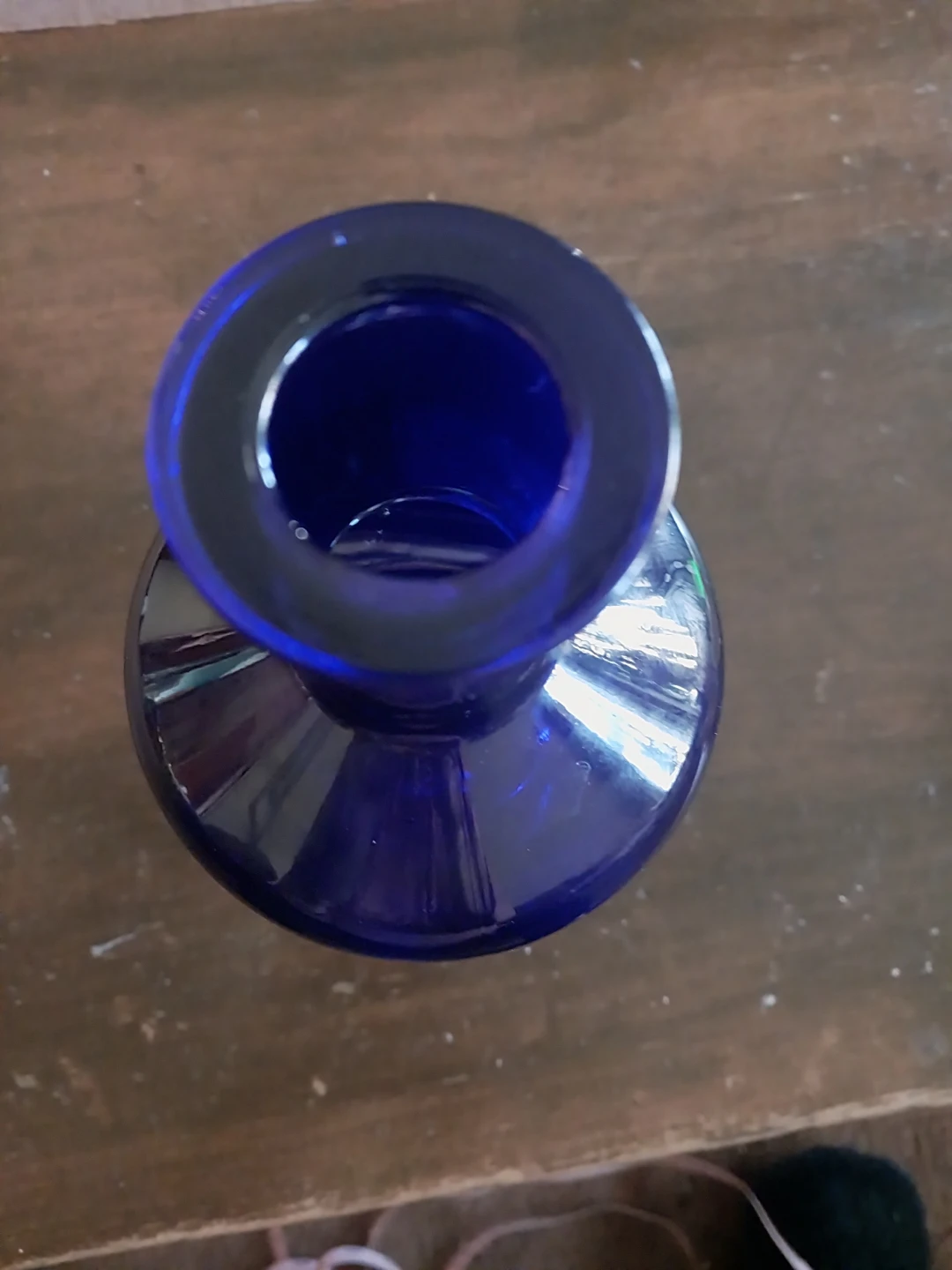 Blue Glass Bottle - photo 3