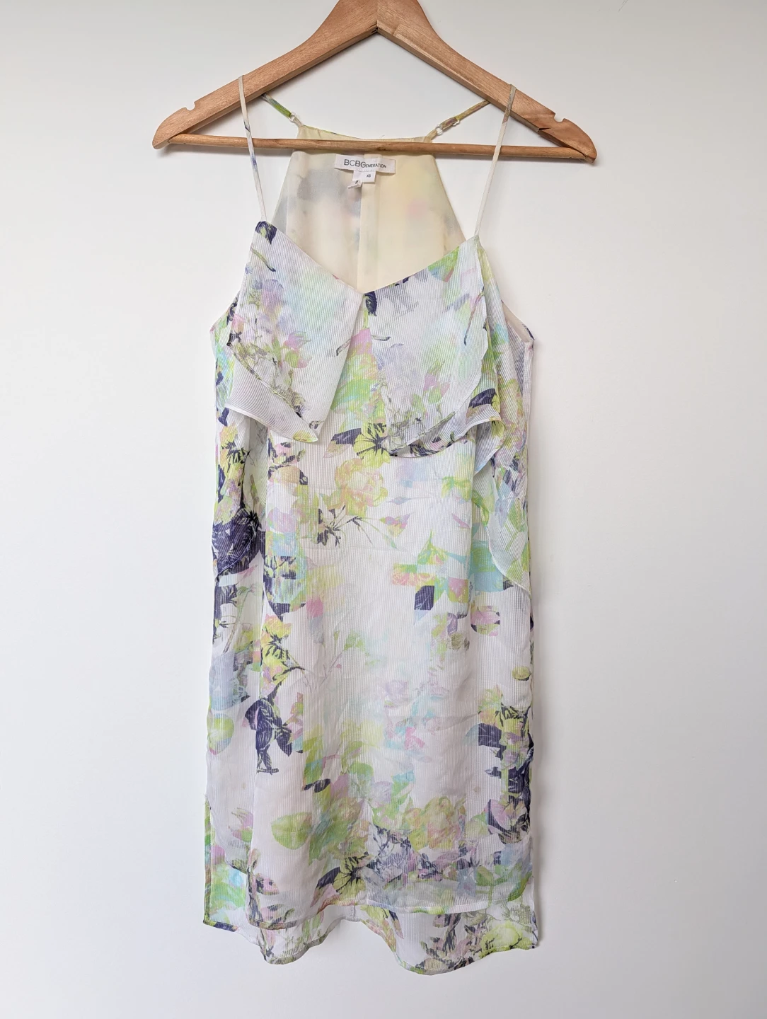 BCBG Flowy Floral Print Dress (XS)