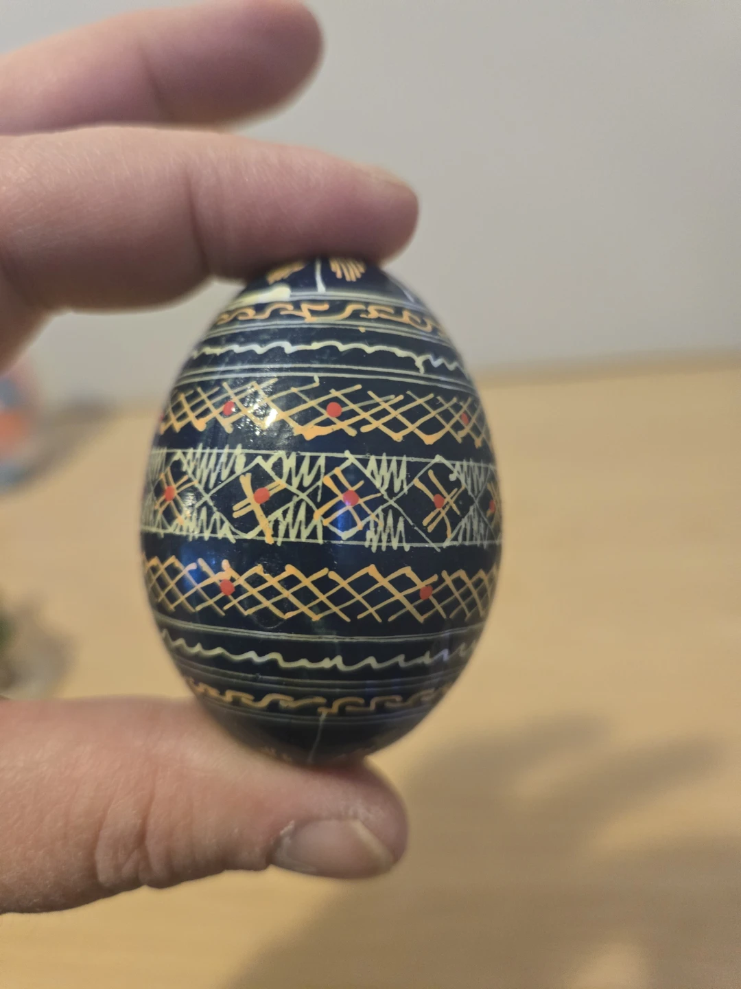Wooden Pysanka Made in Russia
