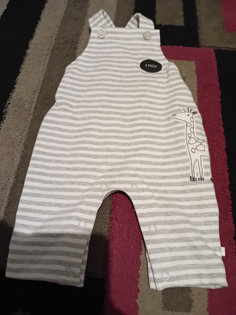 H&M Baby Girl Striped Dress & Bodysuit Set - photo 4