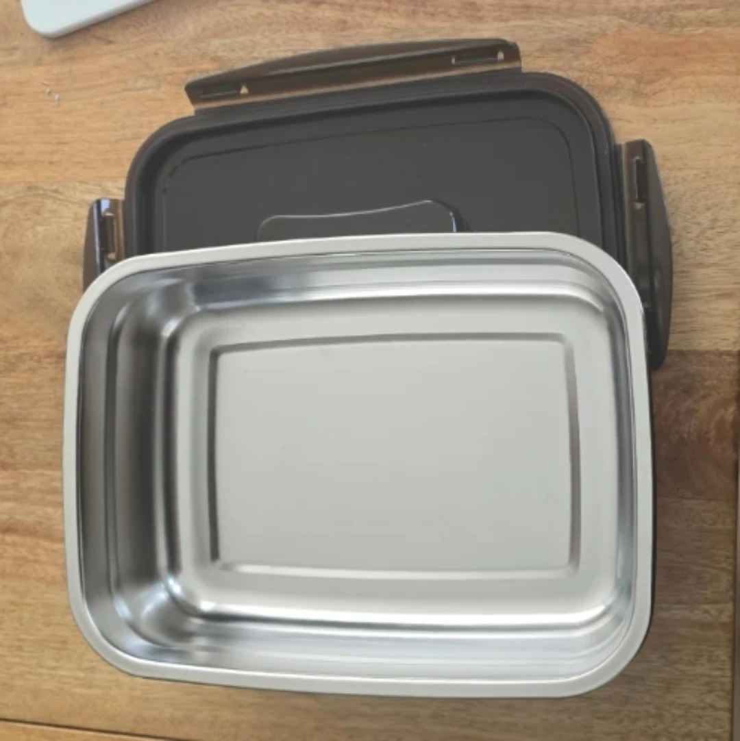2800ml Stainless Steel Lunch Container with Lid - photo 2