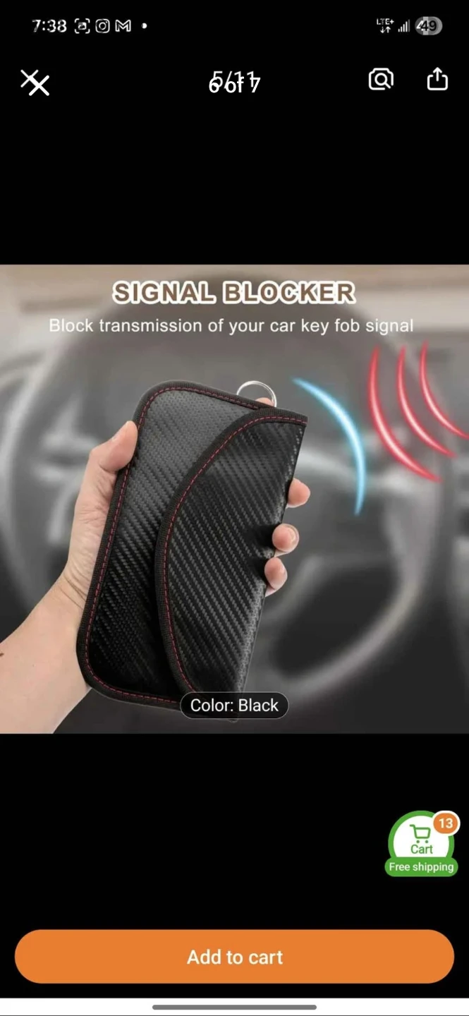 Signal Blocking Pouch - Hot Pink & Black Available - photo 5
