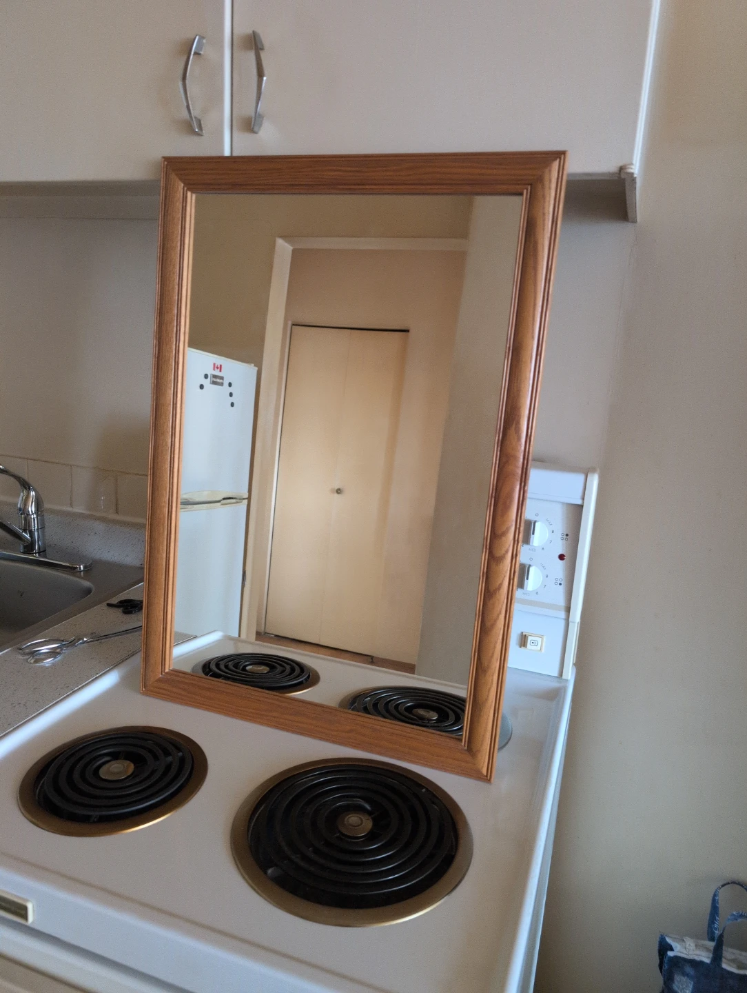 Wooden Framed Wall Mirror - photo 3