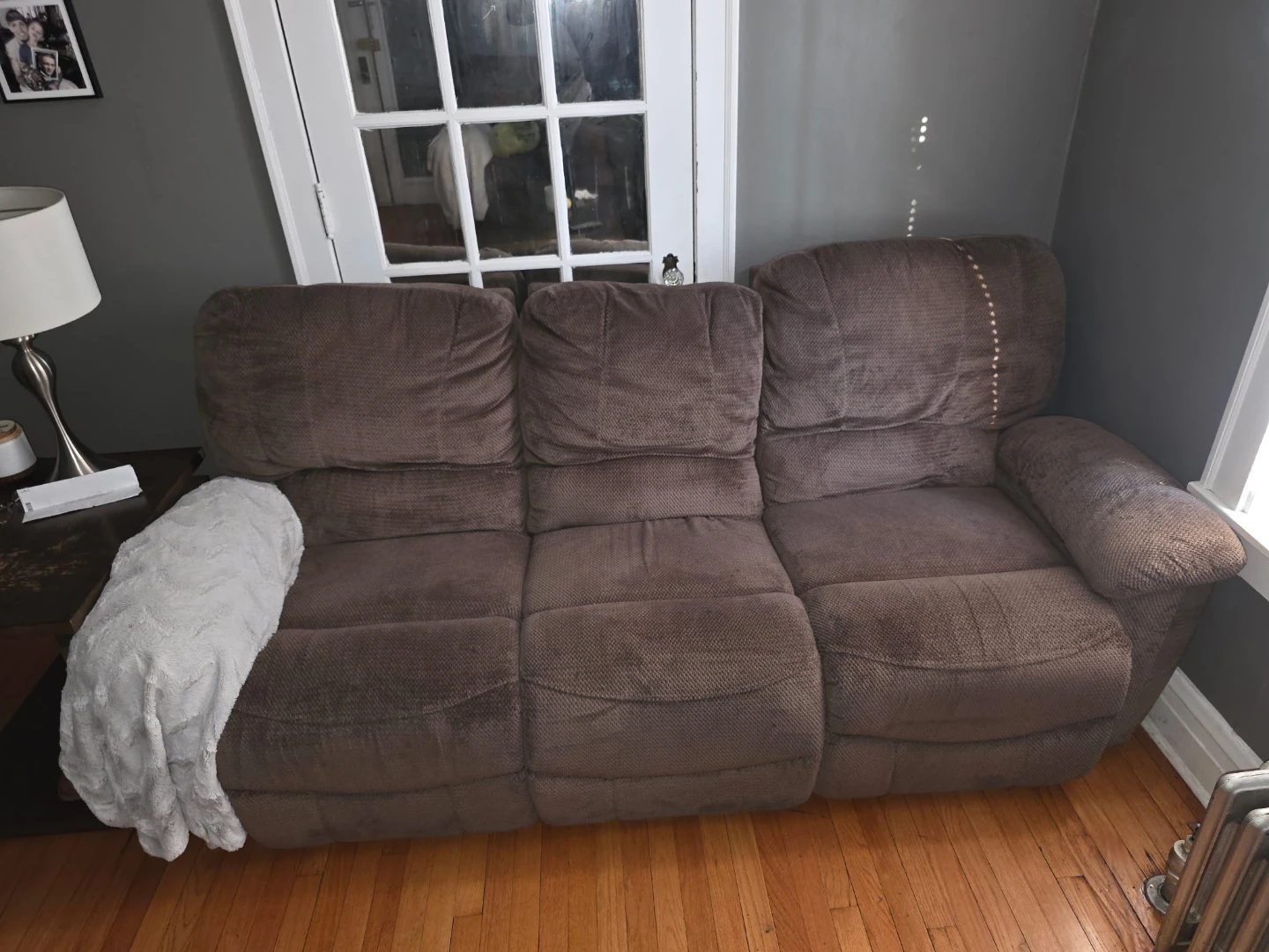 2pc. Brown Reclining Sofa & Loveseat