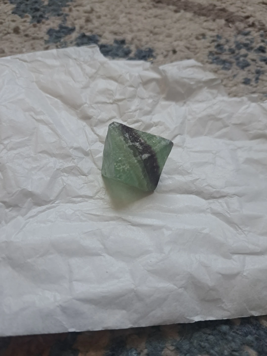 Green Fluorite Crystal - photo 2