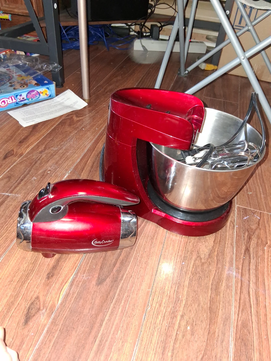 Betty Crocker Stand Mixer with Hand Mixer Attachment - photo 2
