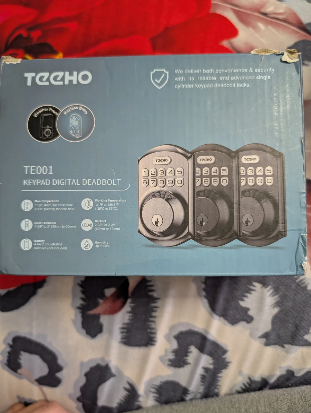 TE001 Keypad Digital Deadbolt