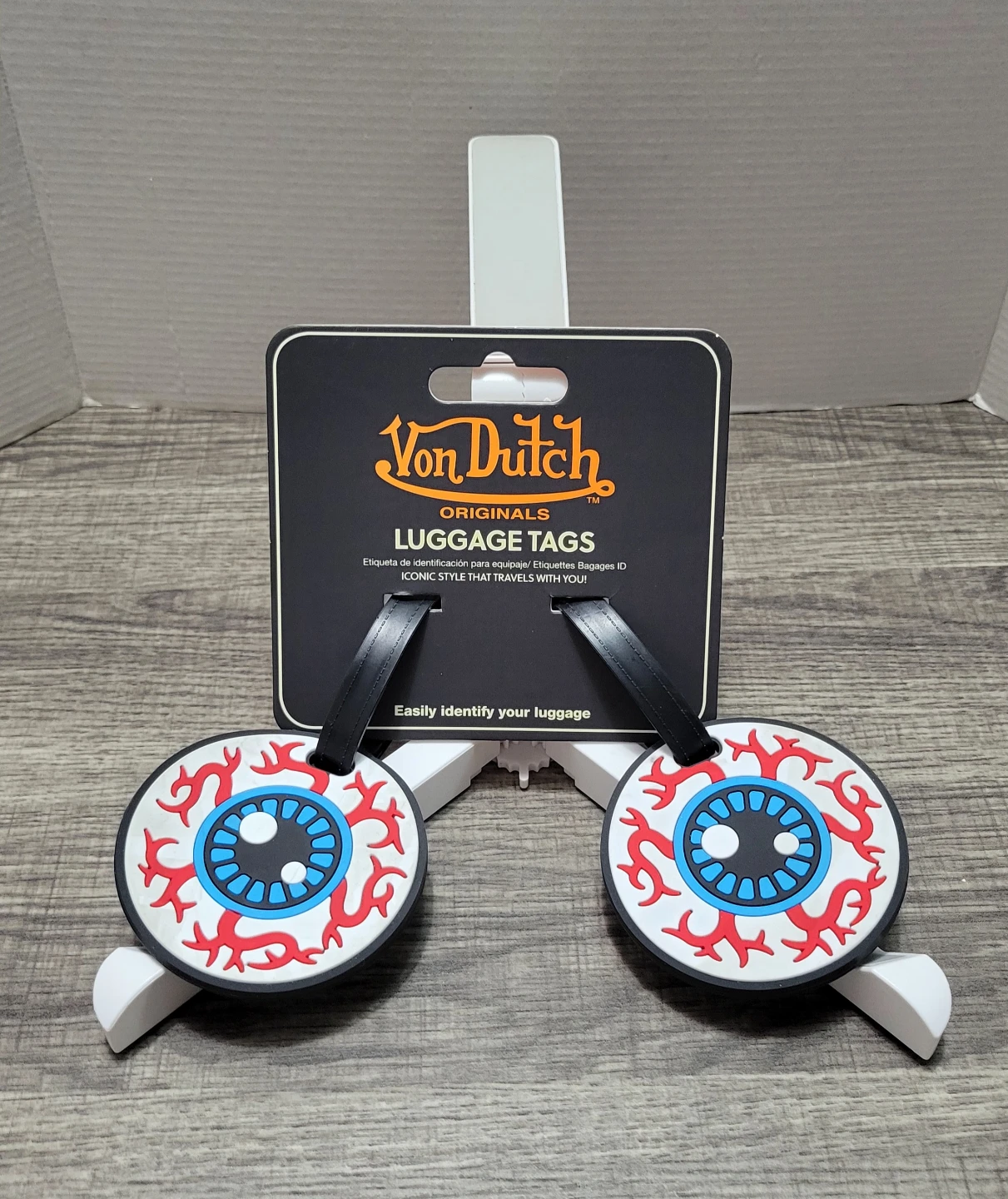 Von Dutch Luggage Tags - Eyeball Design