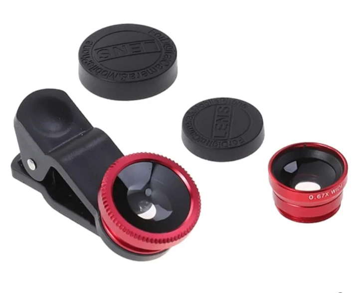 3-in-1 Universal Clip Lens Kit (Fisheye, Macro, Wide Angle) - photo 4