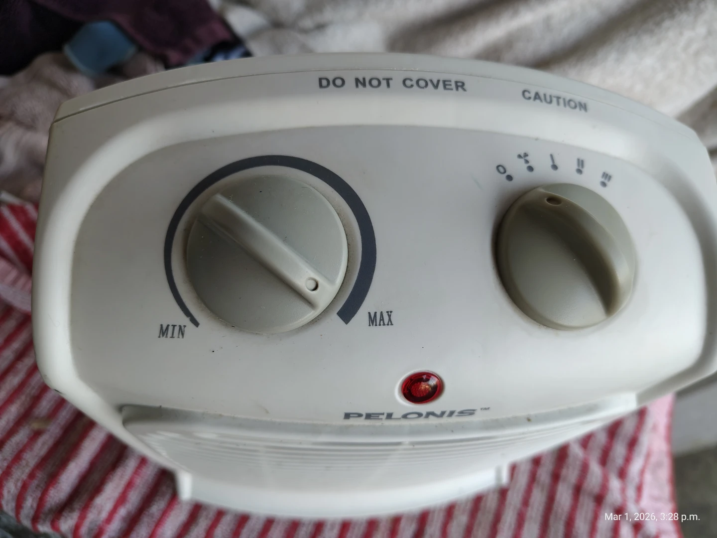 1500W Space Heater with Thermostat - photo 2