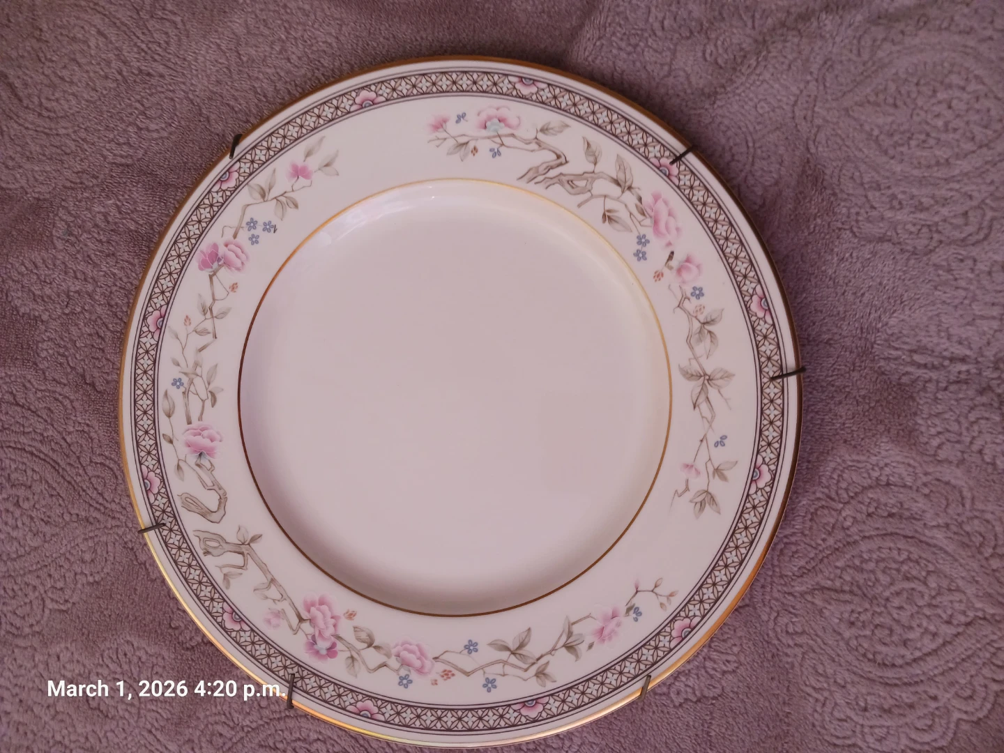 Minton Marquessa Fine Bone China Plate - photo 2