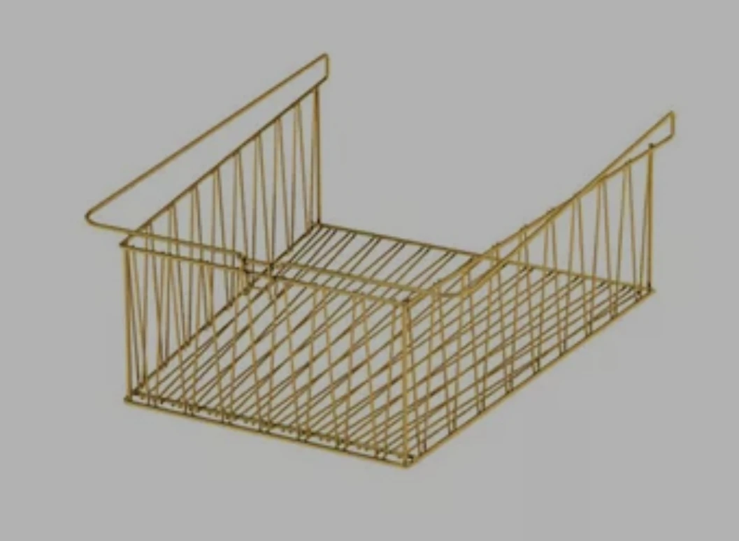 IKEA Nickel-Plated Geometric Basket ($15 each, total 3)