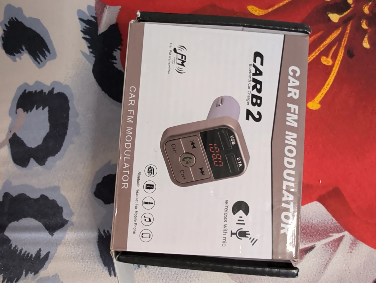 CARB2 Car FM Transmitter Bluetooth Car Charger
