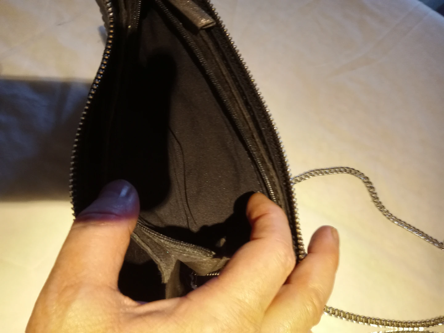 Studded Clutch Purse with Chain Strap - photo 2