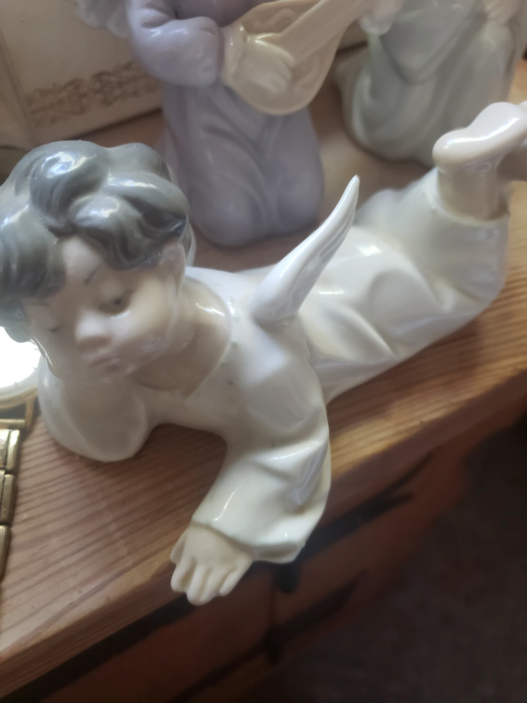 Lladro Porcelain Angel Figurine