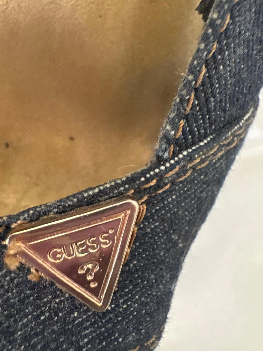 Guess Denim Wedge Sandals - photo 2