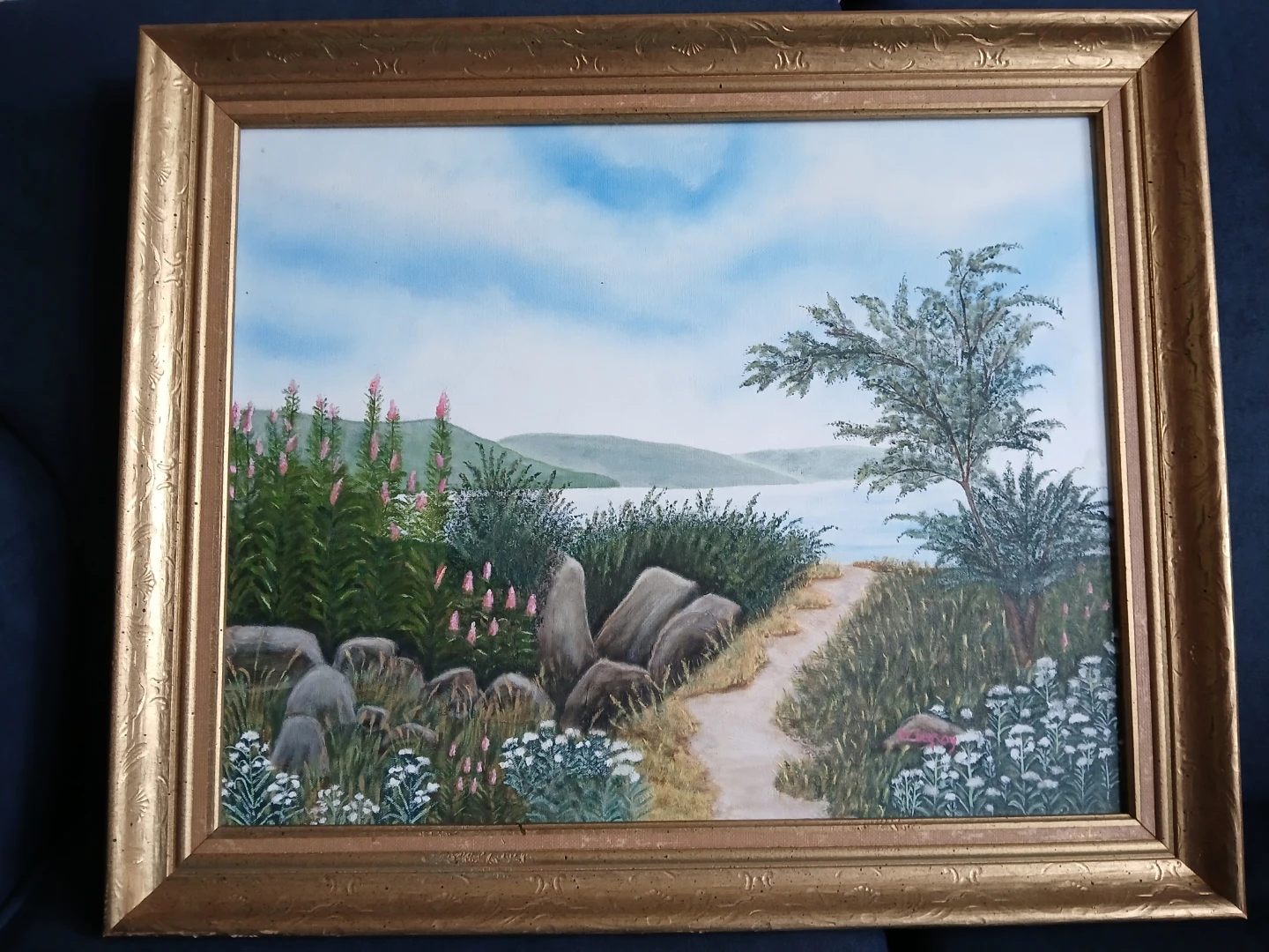 Framed Landscape Painting