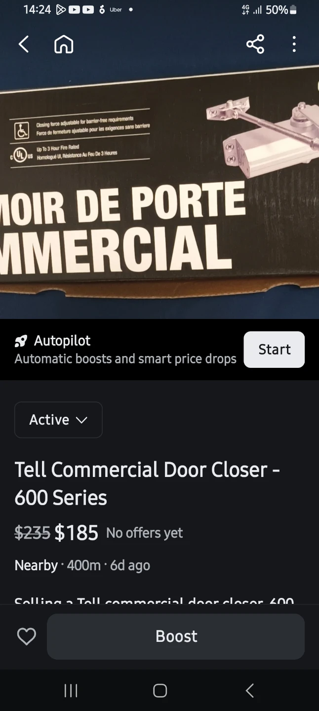 Tell Hardware Commercial Grade Privacy Lockset