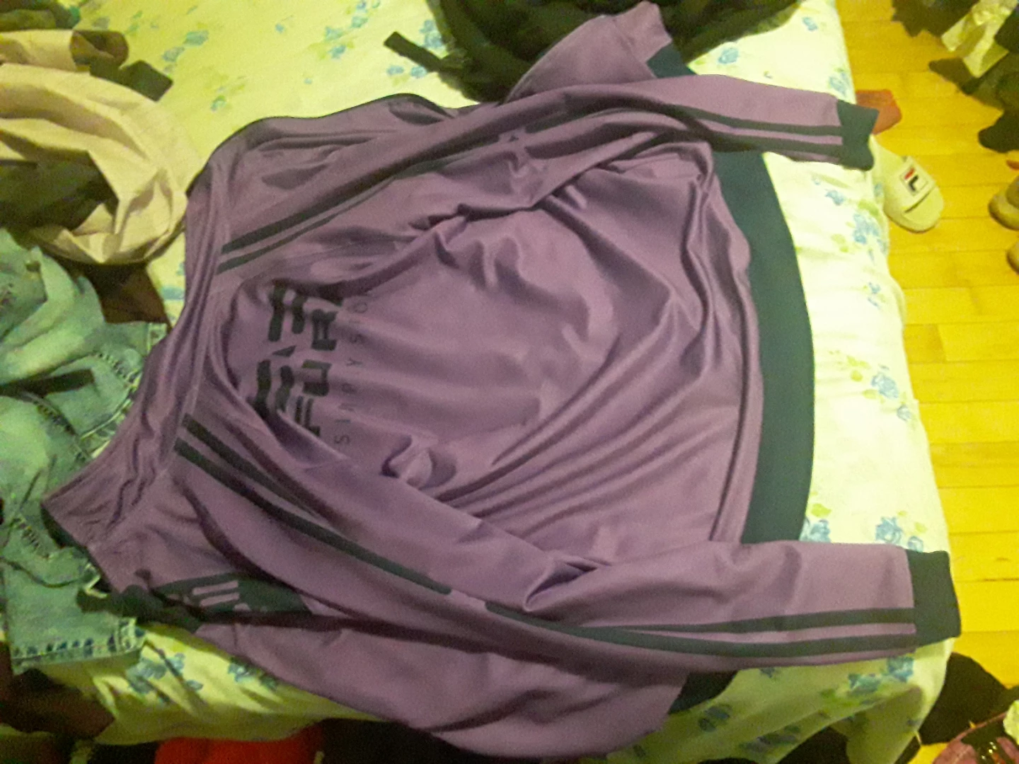 Adidas Track Jacket Medium Purple - photo 4